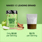 Naked Nutrition Apple Cinnamon Overnight Oats - 20g Protein, Gluten-Free, High Fiber, 30.4 Ounce (Pack of 1)