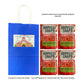 Big Top Deals Usa Blue Paper Bag With Harvest Snaps Veggie Chips Crunchy Loops, Sour Cream & Onion, 4-Pack (5.25X3.2X8) - Custom