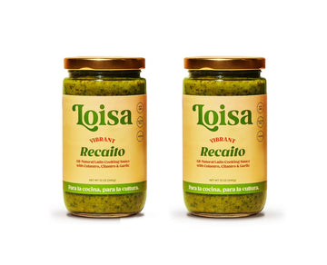 Loisa Cooking Sauce  Non-Gmo  No-Msg  No Preservatives  No Artificial Coloring  No Artificial Flavors  Vegan  Pure Latin Flavor (Recaito Two Pack)