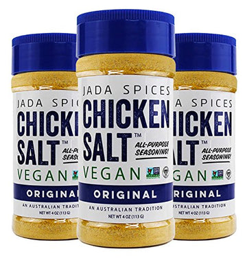 JADA Spices Chicken Salt Spice and Seasoning - Original Flavors 3 PACK - Vegan, Keto & Paleo Friendly - Perfect for Cooking, BBQ