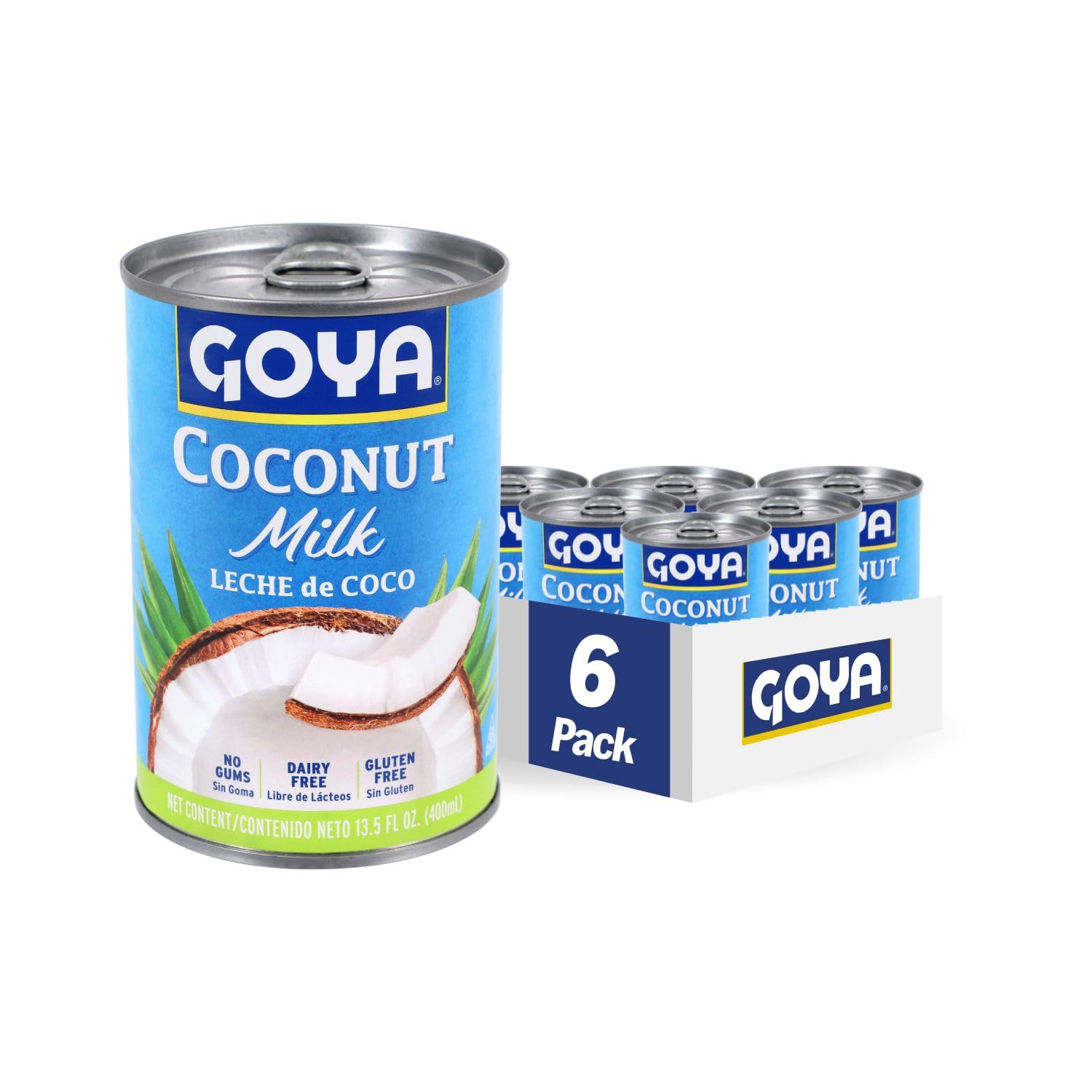 Goya Foods Coconut Milk, 13.5 Ounce (Pack Of 6)