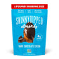Skinnydipped Dark Chocolate Cocoa Almonds, Healthy Snack, Plant Protein, Gluten Free, 1Lb Resealable Bag, Pack Of 1