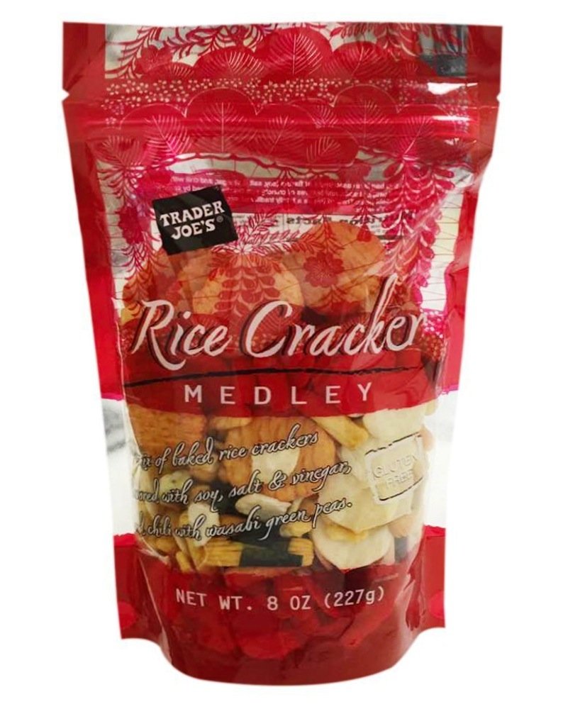Trader Joe'S Gluten Free Baked Rice Cracker Medley 227G (5 Pack)