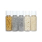 Sprinkles - Confect Sprinkles for Cakes & Cupcakes Decoration Assorted pack of 5 Metal Mania Disco Ball Mashup Sprinkles Mix Gol