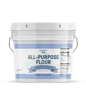 Unpretentious All-Purpose Flour (1 Gallon), Baking, Thickening, Made In The Usa