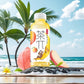 Tea Pi Iced Tea - Peach Oolong Tea Sweet Iced Fruit Tea Bottles, Real Juice, -16.9 Fl Oz, 500Ml, 15 Pack