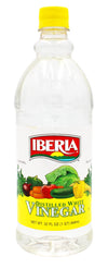 Iberia Distilled White Vinegar, 32 Fl Oz, Model 219656, Pack of 1