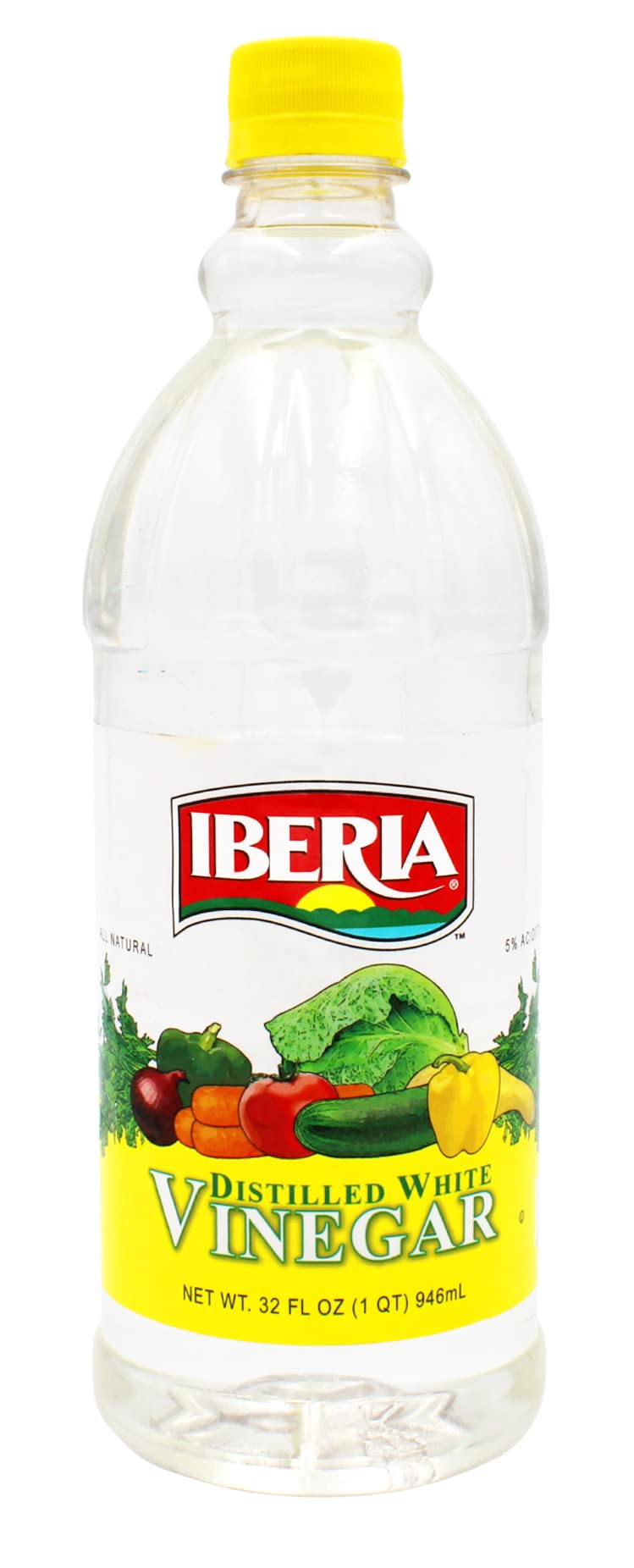 Iberia Distilled White Vinegar, 32 Fl Oz, Model 219656, Pack of 1