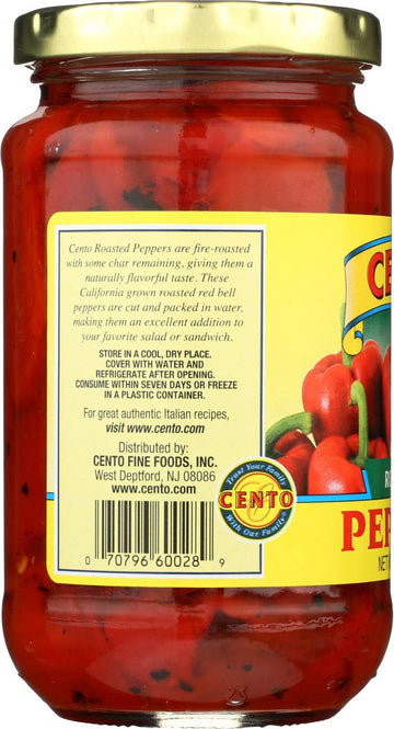 Cento Pepper Roasted, 12 Oz Jar
