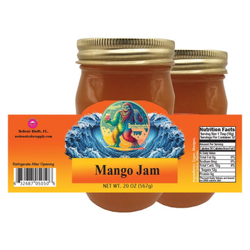 Beachsquatch Mango Jam, 20 ounce jar - 2 PACK