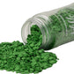 Edible Accents Green Sequins - Confectionery Accents, Gluten Free, Egg Free, Nuts Free, Kosher, Fancy Sprinkles Medley Mix, For