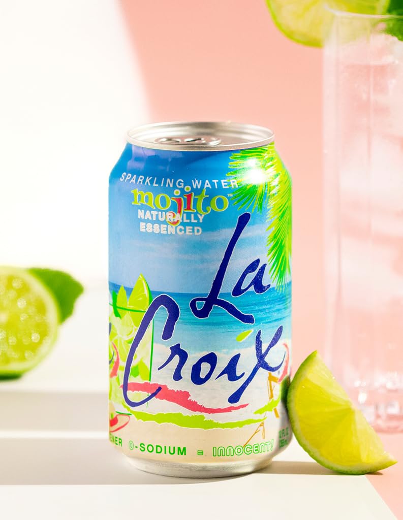 Lacroix Sparkling Water, Mojito, 12 Fl Oz (Pack Of 8)