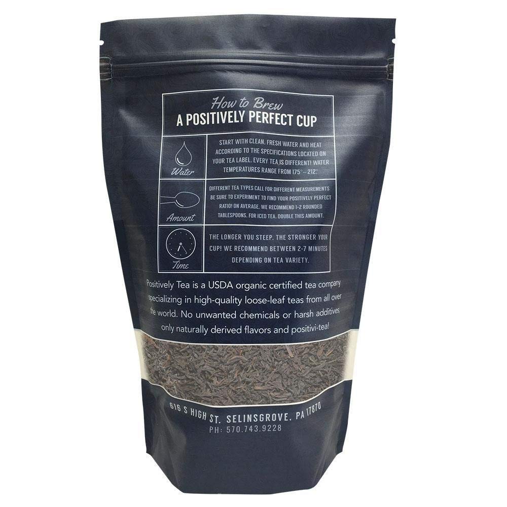 Organic Positively Tea Company, Ceylon Black Tea, Loose Leaf, 16 Ounce