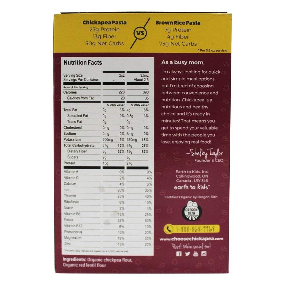 Chickapea Pasta Penne, 8 oz