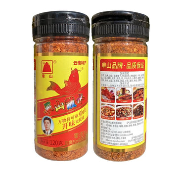 Danshan (????) | Yunnan BBQ Chili Powder Dipping Sauce (120g) | Authentic Chinese Spice Mix | Traditional Hot Seasoning for Gril