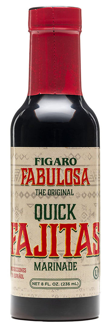 Figaro Fajitas Marinade, Natural Citrus Garlic & Ginger, 8 Fl Oz