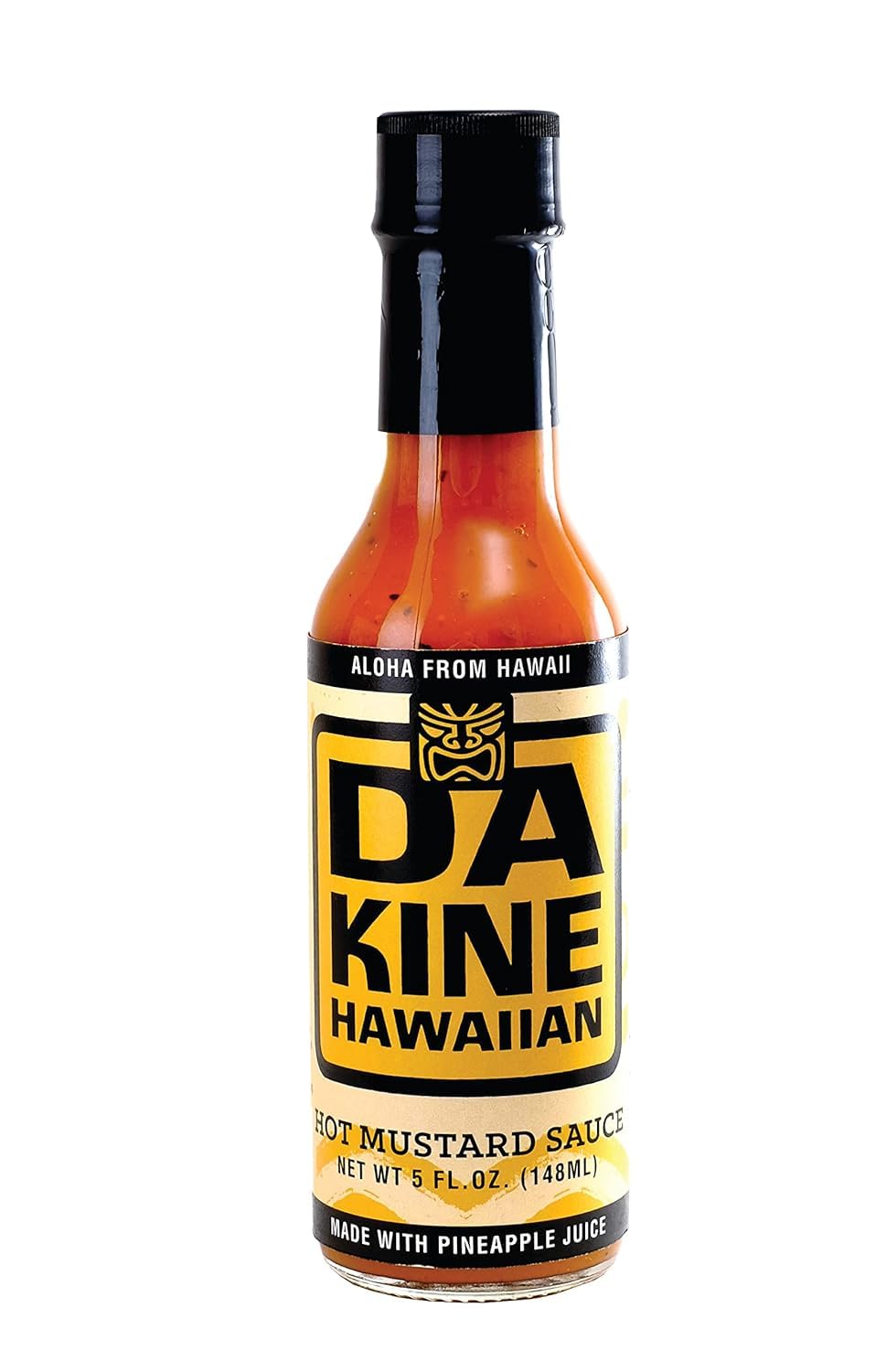 Da Kine Hawaiian Hot Mustard Sauce - Made With Pineapple Juice For Meat Tenderizing, Ideal For Dipping And Dressing - Gluten-Fre
