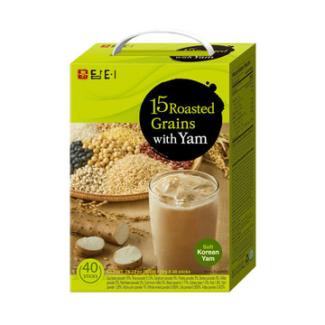 Damtuh Korean 15 Multi Mixed Grain Powder Meal Replacement Shake - Healthy Breakfast Drink, Nutritious Grain Latte, Misugaru, 20