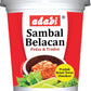 Adabi Sambal Belacan Traditional Spicy, 1 Cup, 180G [Air Flown From Malaysia]