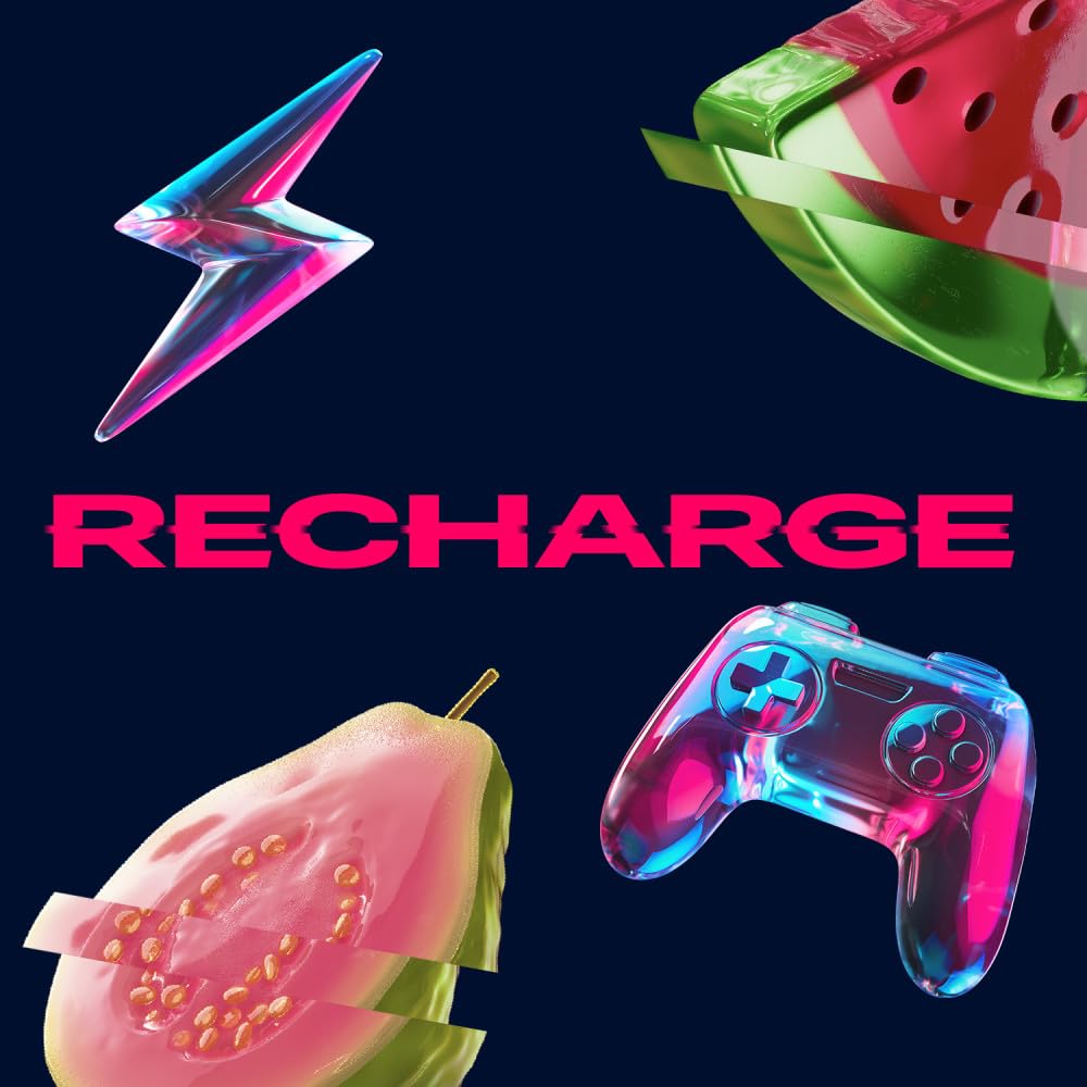 RESPAWN by Razer Sugar Free Mints Watermelon Guava, Breath Mints, Sugar Free Candy, 1 oz Pack of 8