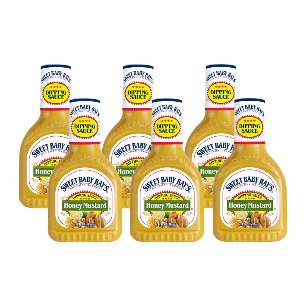 Sweet Baby Ray'S Dipping Sauce, Honey Mustard (14 Fl Oz (Pack Of 6))