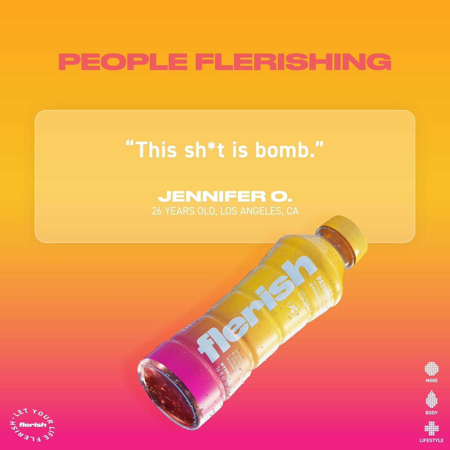 FLERISH Enhanced Hydration Drink, Watermelon Flavor, Electrolytes, 12 Pack, 16 fl oz
