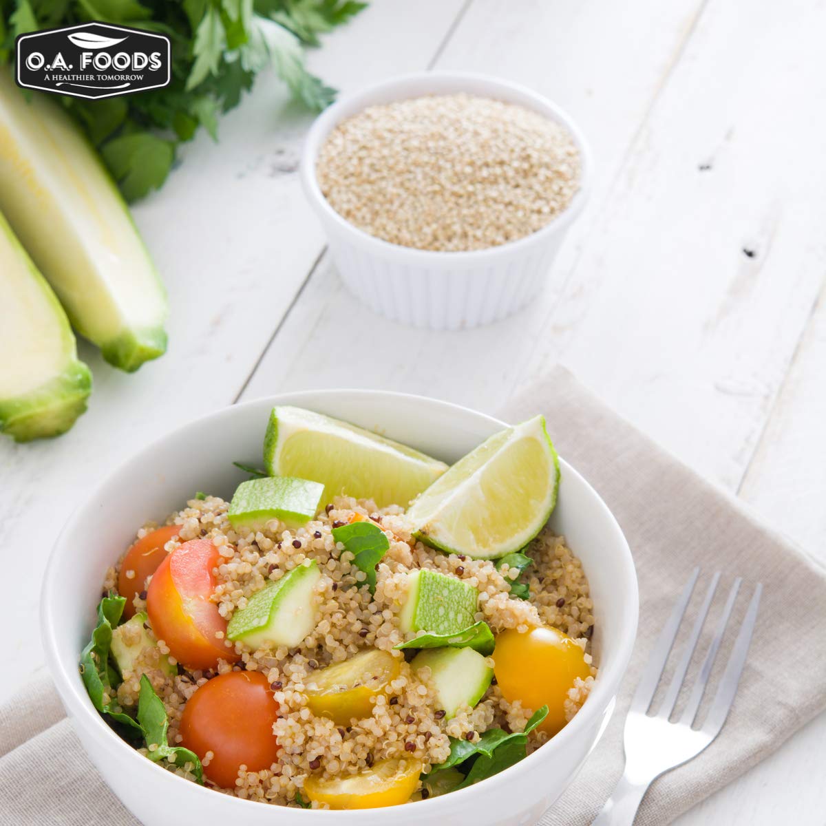 Royal Organic White Quinoa | Oa Quinoa Now Greenfit | Non-Gmo, Gluten-Free, Vegan, And Organic | Complete Protein, High Fiber, L