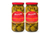 Mezzetta Jalapeno Stuffed Olives, Medium Heat | Gluten Free, Keto | 10 Ounce Drained Weight Jar (Pack of 2)