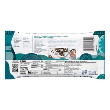 Lily'S Hot Cocoa With Marshmallow Flavor Baking Chips 3 Packs - No Sugar, Low Carb, Rich & Creamy 35% Cacao, Stevia Hot Chocolat