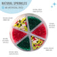 Sweets Indeed Dye Free Christmas Sprinkles - 2.75 oz 6-Cell Holiday Jar | Red Sanding Sugar  Green Sanding Sugar & Christmas Jimmies | Natural Edible Cookie  Cupcake & Cake Decorations