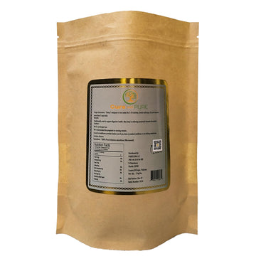 Cure wid Pure Organic Wormwood Herb Dried Cut & Sifted 4oz/114g - Artemisia Absinthium - Non-GMO Preservative & Additives Free Wormwood Tea In Eco Friendly Resealable Pouch Traditional Herbal Remedy