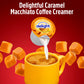 Caramel Macchiato Creamer Singles, 48 Pieces Of Individual Coffee Creamers, Perfect Delight Caramel Macchiato Creamer For Home, Office Or On The Go, Flavorful Coffee Experience Anytime