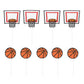 Janou Basketball Sports Cupcake Toppers Cake Picks Decoration Birthday Baby Shower Wedding Party Suppliers Pack 20Pcs
