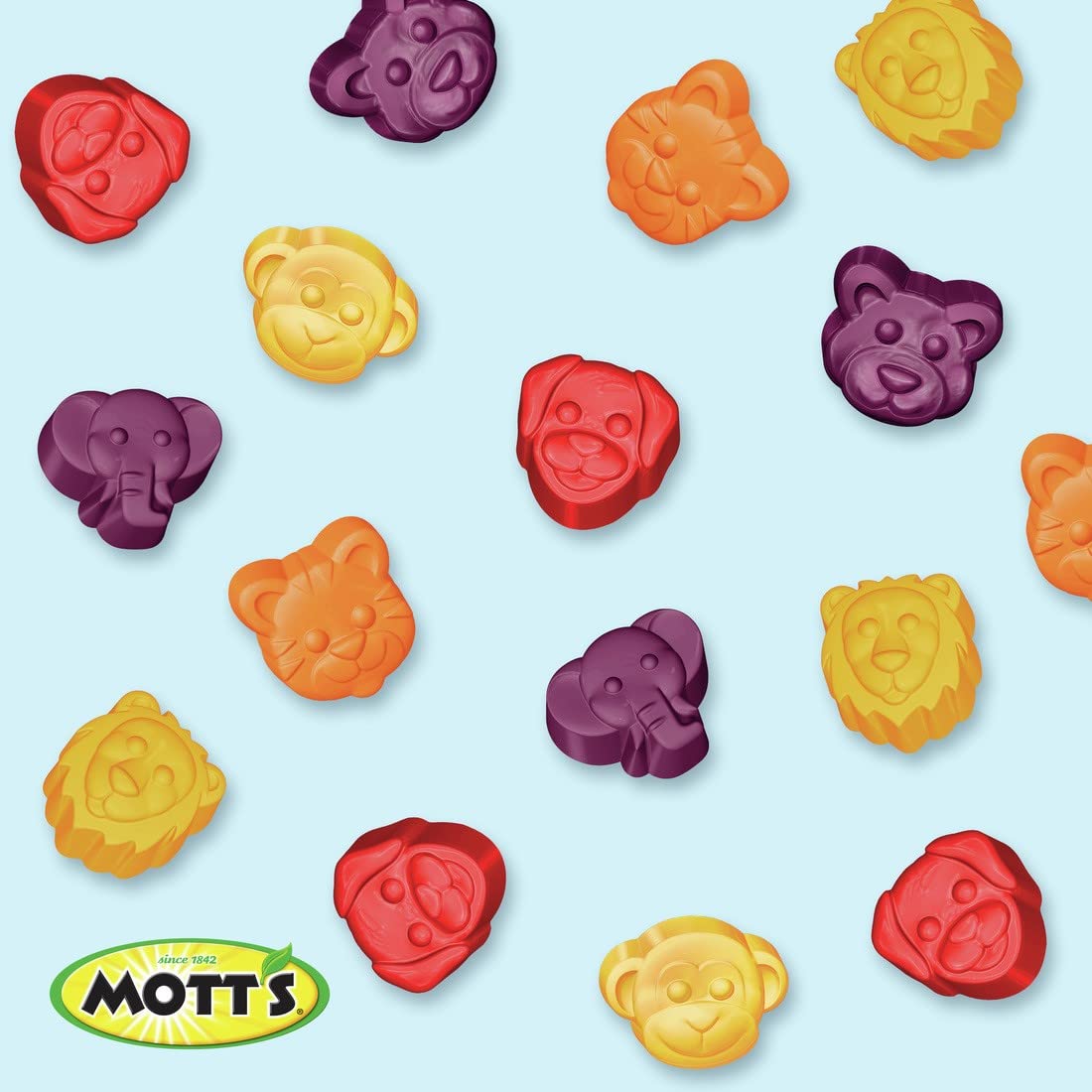 Mott's Fruit Flavored Snacks, Gluten Free Assorted Animals, 40 Count Family Pack, Perfect for Easter Basket Stuffers