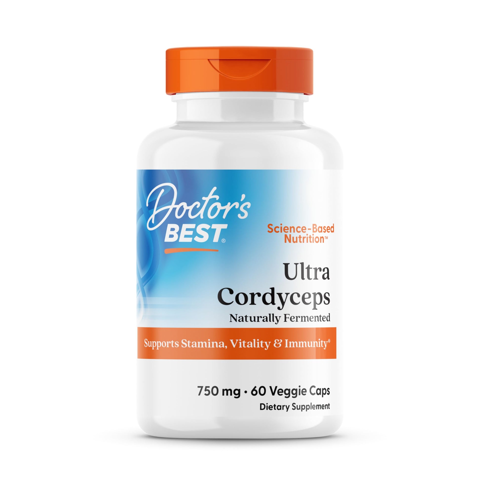 Doctors Best Ultra Cordyceps Non-GMO, Vegan, Gluten Free, Soy Free, 60 Veggie Caps