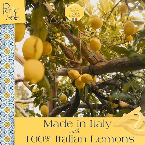 Perle di Sole Candied Lemon Peels — Italian Confection (3.5 oz / 100g)