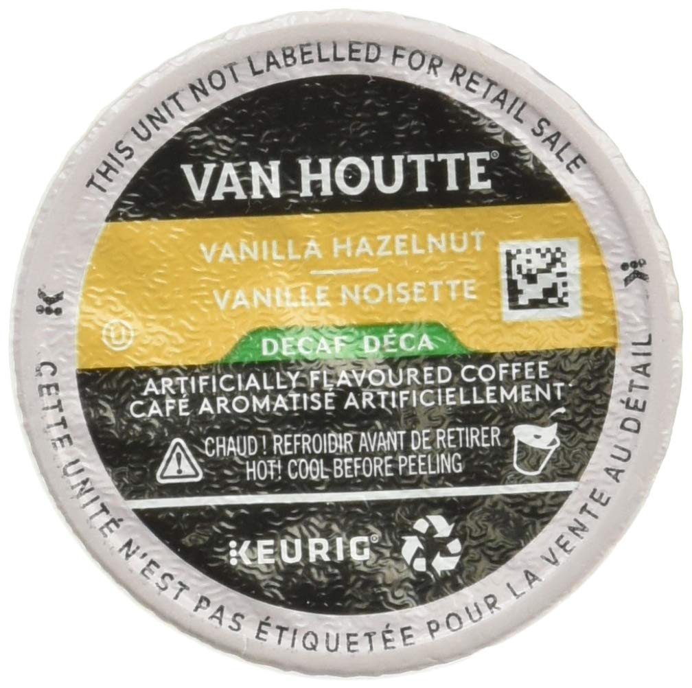 Van Houtte Vanilla Hazelnut Decaf K-Cups, 24 Count, Model 40-09717