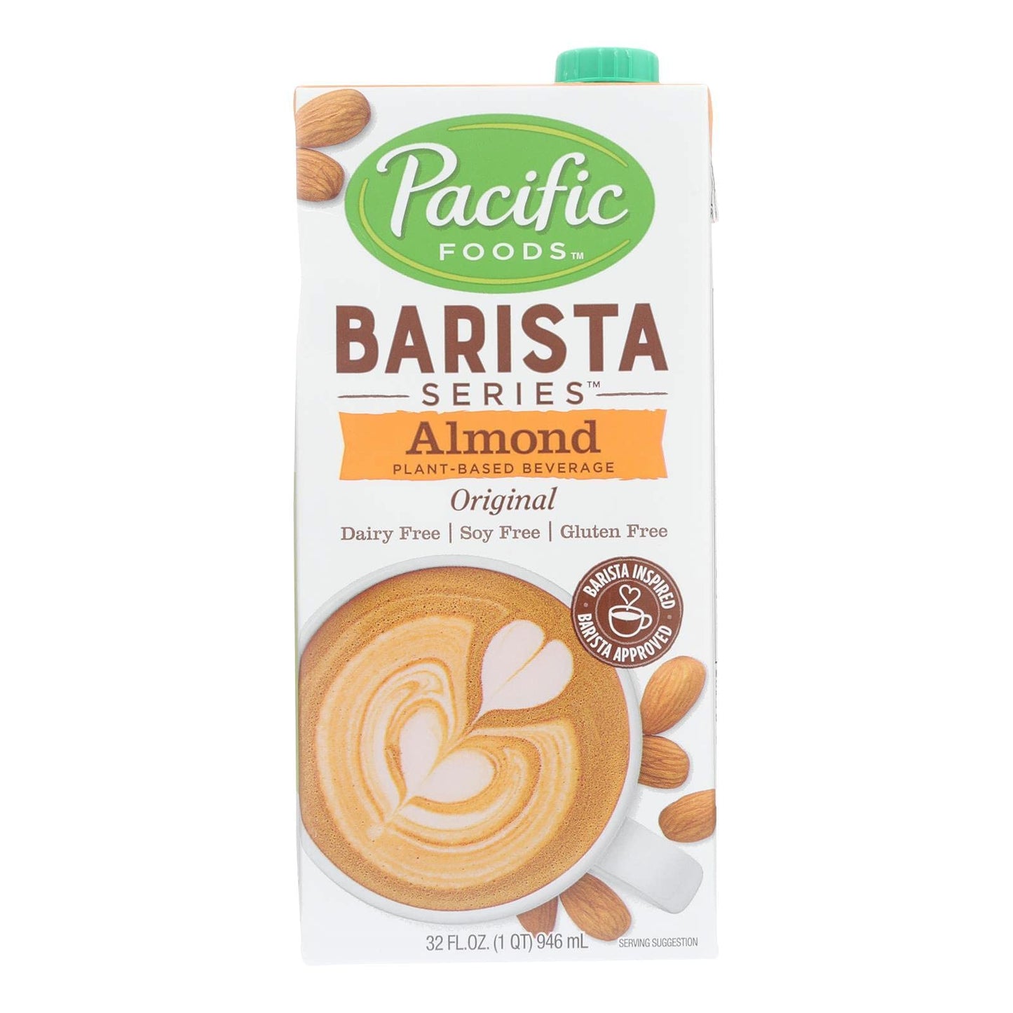 Pacific Barista Series Original Almond Beverage 32 Oz Pack Of 12