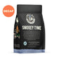 Bones Coffee Company Decaf S'Morey Time Whole Coffee Beans S'Mores And Graham Crackers Flavor, Low Acid Flavored Coffee, Made With Arabica Coffee Beans, Medium Roast Gourmet Coffee (12 Oz)