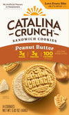 Catalina Crunch Protein Cookies, Low-Sugar, Gluten Free, Vegan, Peanut Butter, 5.9 oz.