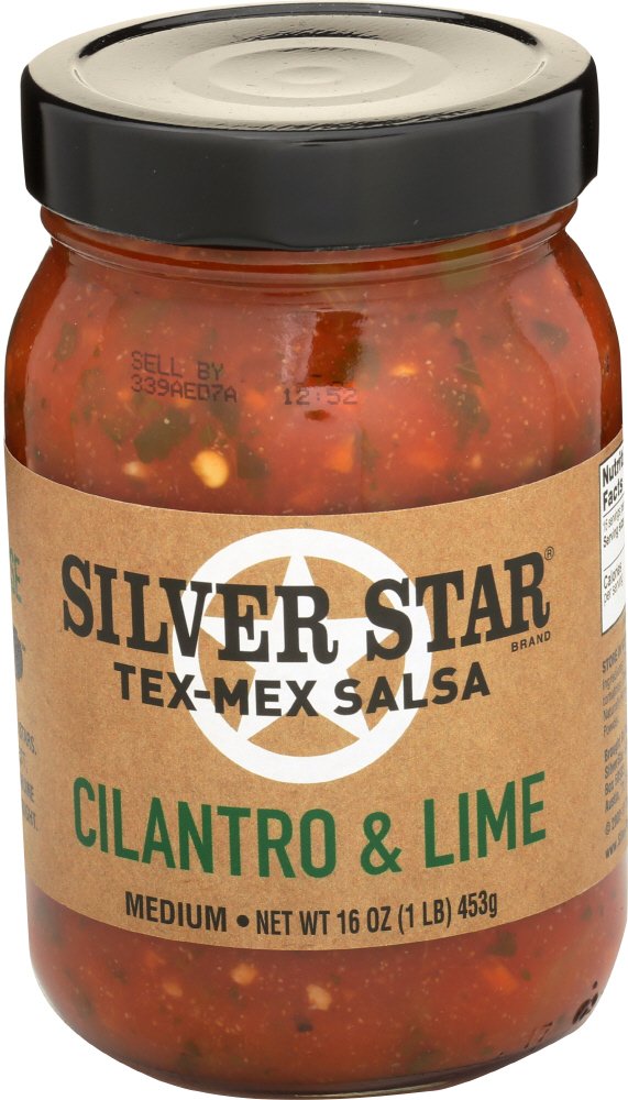 Silver Star Salsa, Cilantro & Lime Salsa, Medium, 16 oz