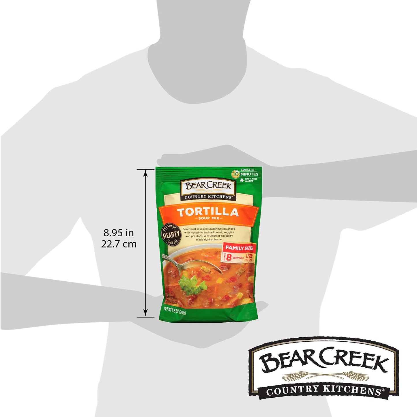 Bear Creek Soup Mix, Tortilla, 8.8 Ounce (Pack Of 6)