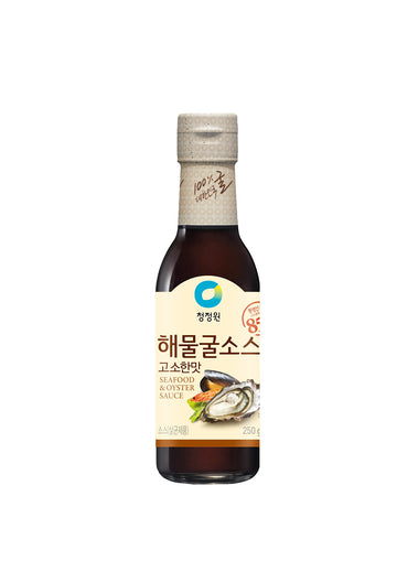 Chung Jung One O'Food Premium Oyster Sauce, Savory Flavor, Perfect For Stir-Fry And Stews (Seafood, 250G)