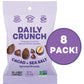 Daily Crunch, Cacao And Sea Salt Sprouted Almond, Minis (1.5Oz, Pack Of 8)- Sprouted And Dehydrated For A Unique Crunch, Keto Fr