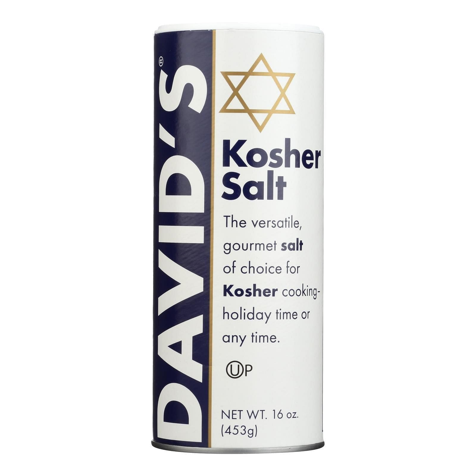 Davids Kosher Salt - Case Of 12 - 16 Oz12