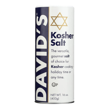 Davids Kosher Salt - Case Of 12 - 16 Oz12