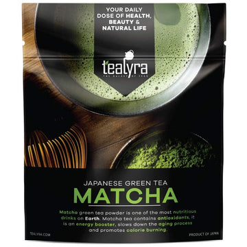 Tealyra - 4Oz (112G) - Imperial Japanese Matcha Green Tea - Ceremonial Grade - Best Pure Matcha Powder - Nishio, Japan - Best He