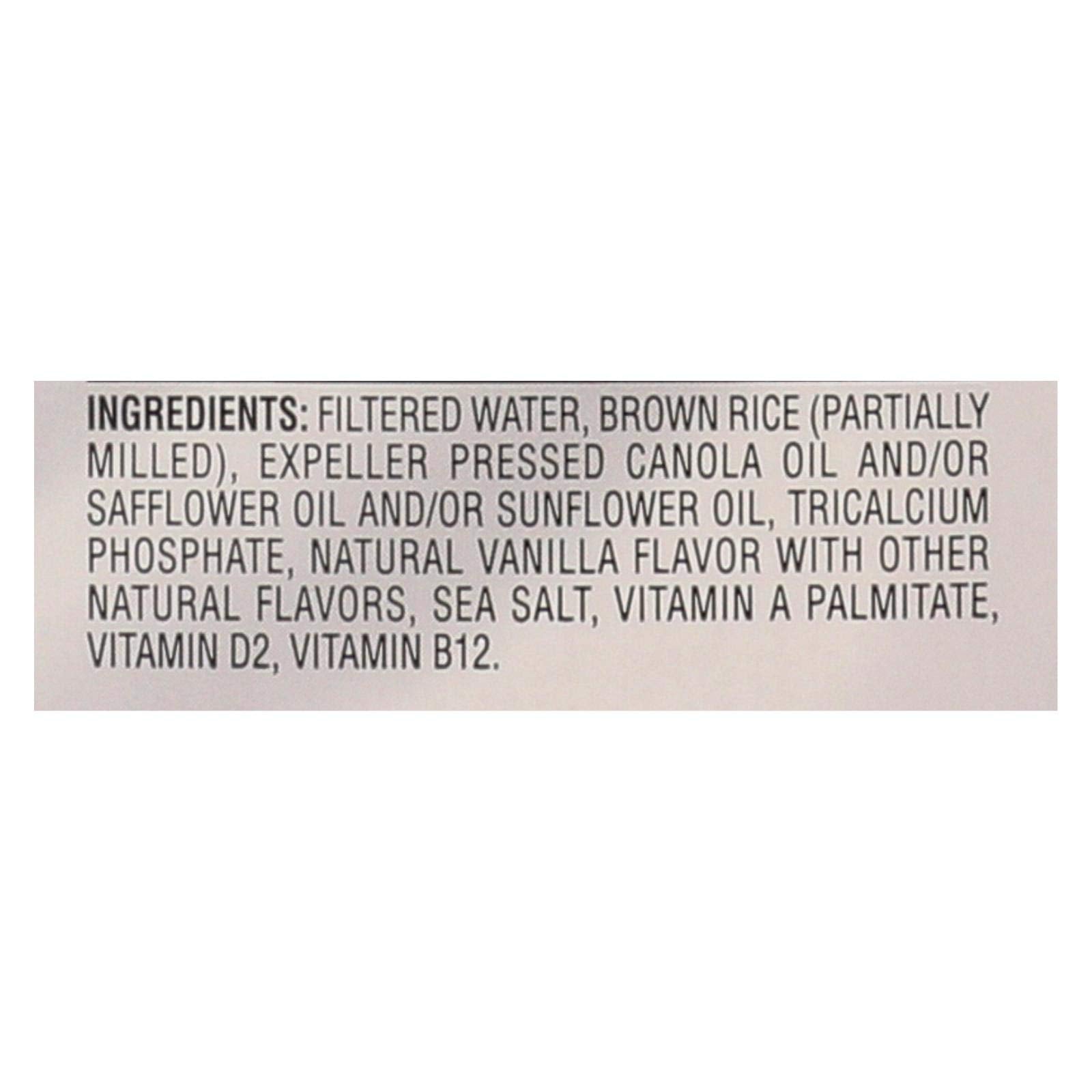 Rice Dream Vanilla Enriched Rice Drink