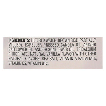 Rice Dream Vanilla Enriched Rice Drink