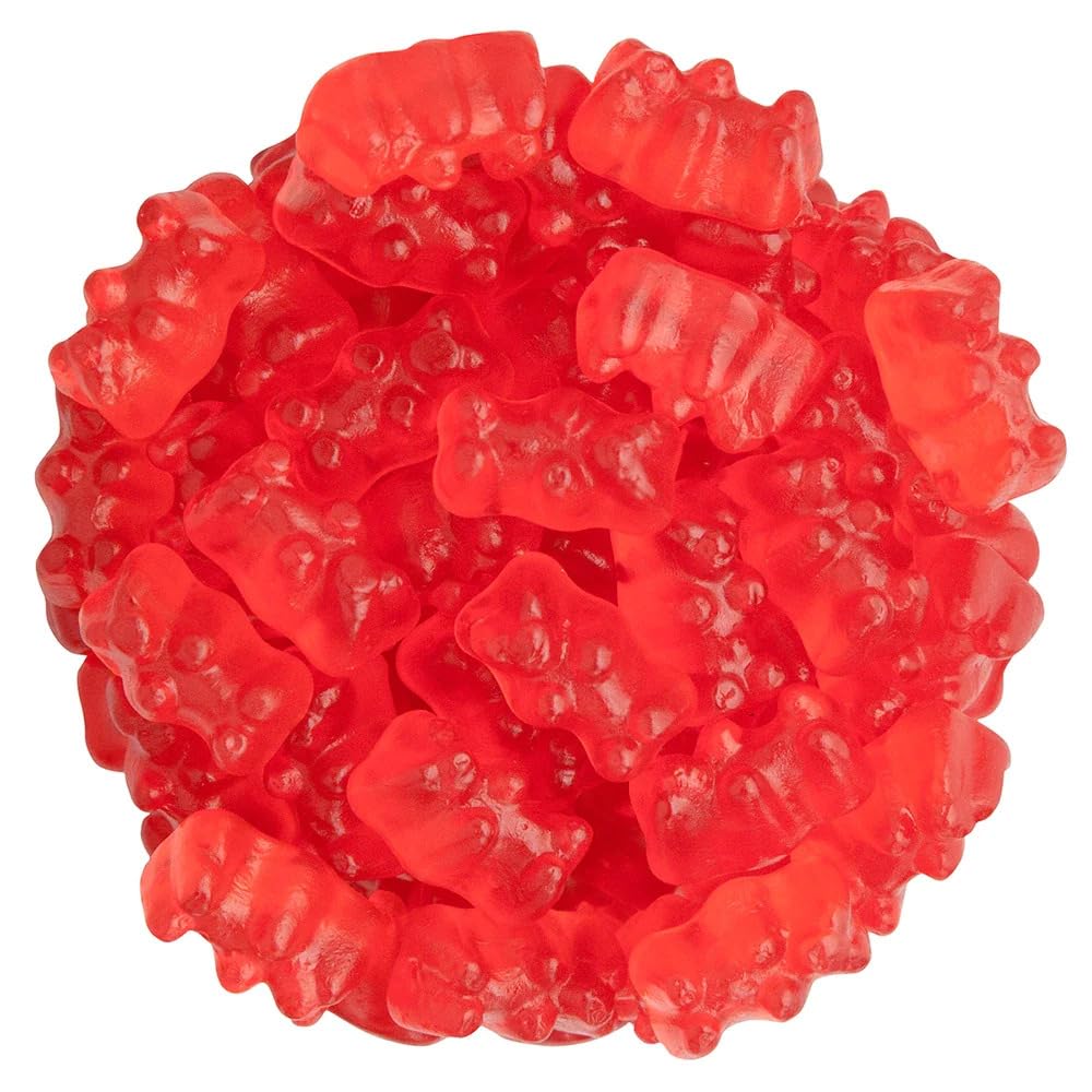 Ny Spice Shop Wild Cherry Gummy Bears Bulk - 3 Pound Gummies Bears Candy - Gummies Fruit Snacks - Chewy Candy - Flavor Gummy Candies - Gummi Bear Gift For All Occasions